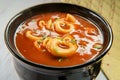 Tortellini Tomato Soup Royalty Free Stock Photo