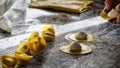 Tortellini with truffle mushrooms