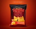 Tortilla chips foil bag