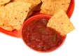 Tortilla Chips and Salsa Royalty Free Stock Photo