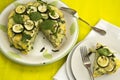 Tortilla with courgettes