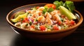 tortilla dish mexican food ceviche Royalty Free Stock Photo