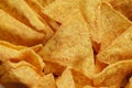 Tortilla nachos background shot from above Royalty Free Stock Photo