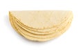 Tortilla on a white background. Royalty Free Stock Photo