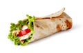 Tortilla wrap, fajita Royalty Free Stock Photo