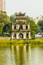 Tortoise Tower at Hanoi's Hoan Kiem Lake