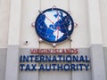 Tortola, BVI - Jan 23 2024: The offices of the Virgin Islands International Tax Authority.