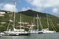 Tortola Island Road Town Marina Royalty Free Stock Photo