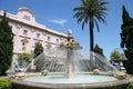Tortuga or Turtle Fountain, Avenida Ramon de Carranza, Cadiz, Sp Royalty Free Stock Photo