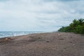 Tortuguero beach at sunrise