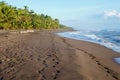 Tortuguero beach at sunrise