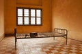 Torture bed in prison cell Royalty Free Stock Photo