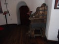 Torture chair at Bran Castle, commonly known as Dracula`s Castle