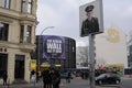 Toruism life at Check point Charlie Berlin Germany Royalty Free Stock Photo