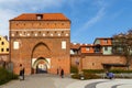 Gate of The Holy Spirit and city walls, Torun, Poland