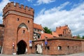 Torun, Poland: Imposing Brick Gate Royalty Free Stock Photo
