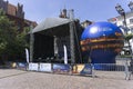 Torun,Poland - June 22, 2023: preparations for the convention of the cities of the new hansa , 43rd International Hanseatic Day Royalty Free Stock Photo