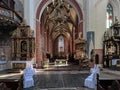 Torun Poland, May 09, 2022: Interior of the Cathedral of St. John the Baptist and John the Evangelist in Torun Royalty Free Stock Photo