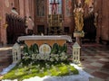 Torun Poland, May 09, 2022: Interior of the Cathedral of St. John the Baptist and John the Evangelist in Torun Royalty Free Stock Photo