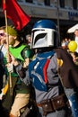 Torun, Poland - 04.10.2014: Star Wars covention cosplay parade