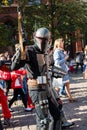 Torun, Poland - 04.10.2014: Star Wars covention cosplay parade