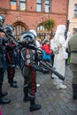 Torun, Poland - 04.10.2014: Star Wars covention cosplay parade