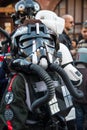 Torun, Poland - 04.10.2014: Star Wars covention cosplay parade