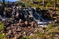 Torup waterfalls Royalty Free Stock Photo