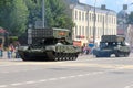 TOS-1A Solntsepyok Heavy Flamethrower System on military parade