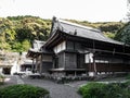 On the grounds of Shoryuji, temple number 36 of Shikoku pilgrimage Royalty Free Stock Photo