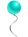 Tosca metalic Hot air balloon vector illustration 3d birthday balloon