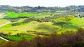 Toscana, Tuscany, Italy - Green fields springtime landscape