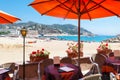 Tossa de mar beach. Costa Brava, Catalonia, Spain Royalty Free Stock Photo