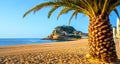 Tossa de Mar, a popular resort town on Costa Brava, Spain Royalty Free Stock Photo