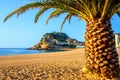 Tossa de Mar, a popular resort town on Costa Brava, Spain Royalty Free Stock Photo