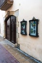 Tossa de Mar, Spain, August 2018. Promotional items of an old forge in the old town.