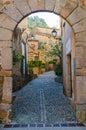 Street view of Tossa de Mar Costa Brava, Catalonia, Spain