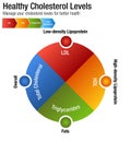 Total Blood Cholesterol HDL LDL Triglycerides Chart Royalty Free Stock Photo