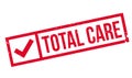 Total Care rubber stamp