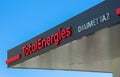 Total Energies fueling station at the service area Aire de Drumettaz