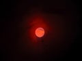 total lunar eclipse with red shining moon Royalty Free Stock Photo