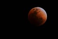 A total lunar eclipse Royalty Free Stock Photo