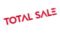 Total Sale rubber stamp