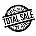 Total Sale rubber stamp