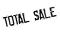 Total Sale rubber stamp