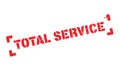 Total Service rubber stamp