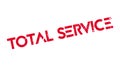 Total Service rubber stamp