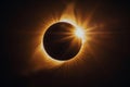 Total Solar Eclipse, astronomical phenomenon when Moon passes between planet Earth and Sun Royalty Free Stock Photo