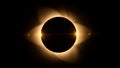 Total Solar Eclipse with Diamond Ring. Royalty Free Stock Photo