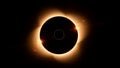 Total Solar Eclipse with Corona and. Royalty Free Stock Photo